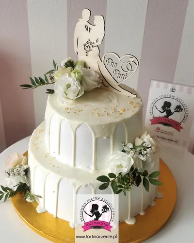 Tort Weselny Elegancki