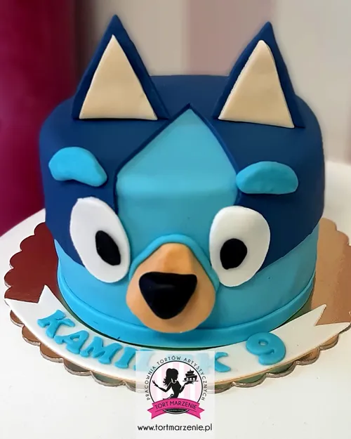 Bluey i Bingo Radosny Tort Urodzinowy