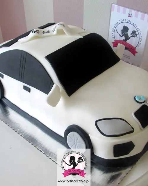 Realistyczny Tort 3D Auto BMW