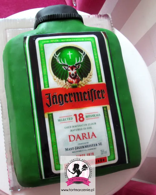 Butelka Jagermeister 3D w Pudełku