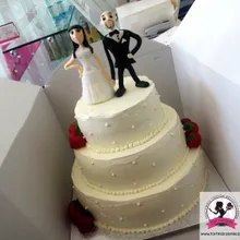 Elegancki tort weselny - Tort Marzenie